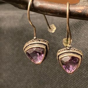 Sterling Silver and gemstone earring set